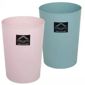 휴지통 원형 10L 거실 쓰레기통 분리수거통 (WFJYGXT)