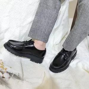 캐주얼 구두 더비슈즈 키높이 무광 스트릿 남성 슈즈 더비슈즈 구두 남자신발 로퍼 슈즈