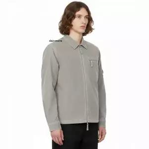 CP COMPANY 코듀로이 렌즈 지퍼 오버셔츠