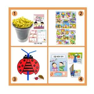 콩나물키우기 무당벌레 비눗방울만들기 엄마표만들기세트 문제해결능력