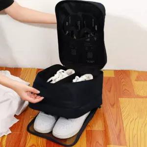 깔끔한 신발 수납 멀티 파우치 2중구조 여행용 슈즈백치 보관함 운동화가방 2단 방수 필수품 슈즈백 여행치