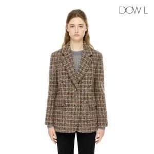 듀엘 [듀엘][PLAN D] 테일러드 체크 자켓 BR_D244MSF340