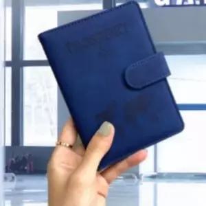 [셀러에이드]RFID 여권케이스 블루 여권 지갑