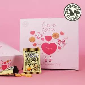 산과들에 산과들에 국민학교 달고나 사탕 30봉 선물세트 수제캔디 378864