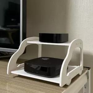 공유기 셋탑박스 수납함 벽면 장식 정리선반 미니 가전 정리함