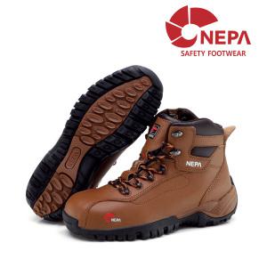 안전화 GT-116 브라운 6인치 NS-TEX 가죽제 작업