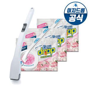 이지드롭 변기크리너 그레이핸들 1개 + 리필브러쉬 3팩 (36개입) 변기청소 화장실청소