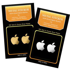 애플로고 메탈스티커 / 전자파차단스티커 / 24K 금도금