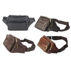 소가죽 힙색 웨이스트백 여행 보조가방 스포츠 허리쌕