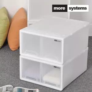 시스템 트윈 수납장 2개 플라스틱서랍장 정리함 수납함