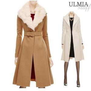 율미아스텝 래빗퍼카라슬림 모직코트 SGW1CT3100