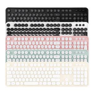 엑토 레트로 저소음 멤브레인 무선 타자기 키보드 KBD-48