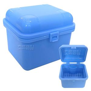 하늘색/틀니보관함/틀니케이스/의치/보관통/이빨통