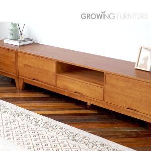 론다 북유럽 원목 TV 거실장 2400