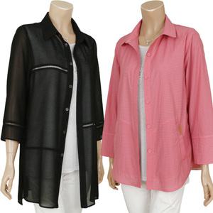 엄마옷 여름 자켓 아우터 블라우스 셔츠 남방 빅사이즈 중년여성 마담옷 할머니옷 생신 선물 특대 66-120