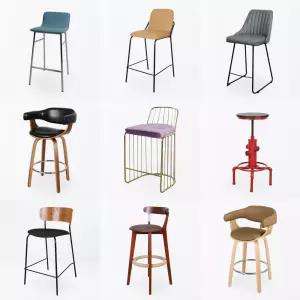 체어센스 아일랜드 식탁의자 홈바 바텐 카페 높은 철제 레자 원목 바의자