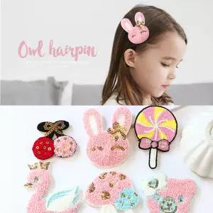 어린이 붙이는 헤어 고정 시트 잔머리 앞머리 찍찍이