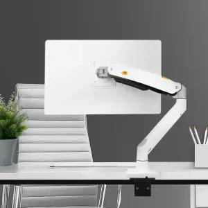 노스바유 NB F100A 화이트 싱글 고중량 모니터암 거치대