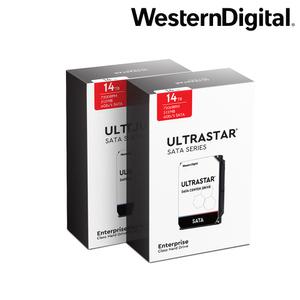 WD Ultrastar DC HC530 WUH721414ALE6L4 14TBx2 28TB 2PACK 헬륨 하드디스크