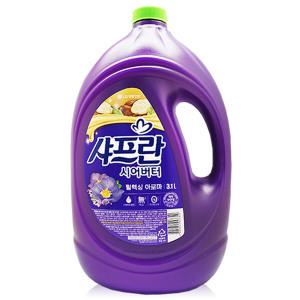 엘지생활건강 샤프란 시어버터 섬유유연제 릴렉싱 아로마 3.1L / 3100ml