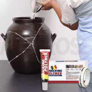 쇼킹폴리머 프로 초강력 강력 순간 접착제 방수 유리 벽 금속 목공 타일 실리콘 실란트 본드 접착제 1세트