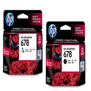 HP CZ107AA+CZ108AA NO.678 정품 HP Deskjet Ink Advantage 2515 2545 2645 3545 4515 1015 3515 4645 3546