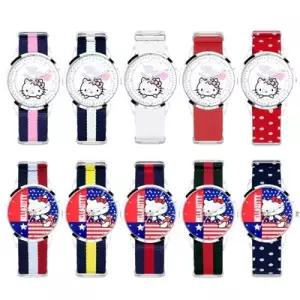 /헬로키티 헬로키티 나토밴드 18mm HK1508 본사 정품 10종