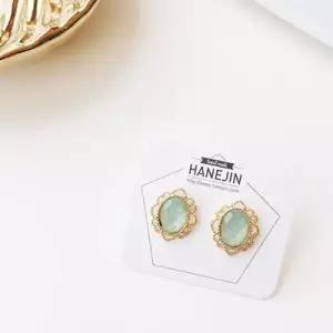 /하네진 [핸드메이드] 민트 베르사유 이어링