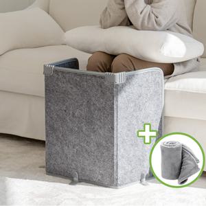 따숨 사무실 발난로 히팅패드 파티션히터 발히터 (+무릎담요)