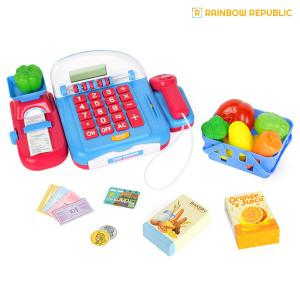 레인보우리퍼블릭 과일마트 계산대놀이 14pcs/역할놀이