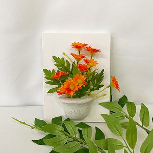 [문구티쳐] 데코찰흙과 캔버스 꽃화분 만들기 1인세트