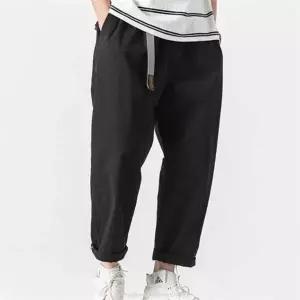 [셀러허브]남자 다크컬러 9부 고무줄 슬렁팬츠 바지 (S8134412)