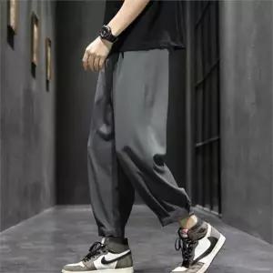 [셀러허브]남자 3컬러 허리 넓은 트랙수트 큰사이즈 팬츠 (S8134004)