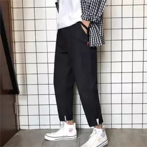 [셀러허브]남자 고무줄 하렘핏 넓은 바지 캐쥬얼 바지 (S8134392)