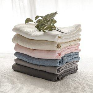 [더스케치]요조크림 요루 3중 거즈면 빅사이즈 이불겸 블랭킷