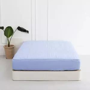 [텐바이텐]국산 순면 홑겹 누빔 슈퍼 싱글 퀸 킹 침대 시트 고급 매트리스 커버