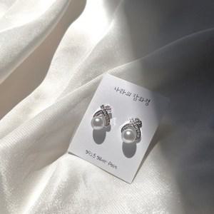 혼주용 한복에어울리는 티아라 혼주 진주귀걸이