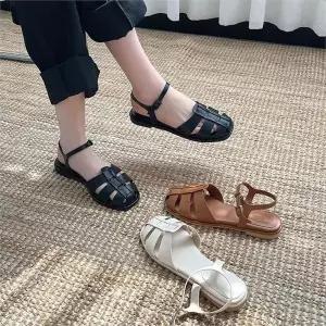 [오노마] ONM 여름 글래디에이더샌들 스트랩샌들 격자무늬 비치샌들 (S8533422)