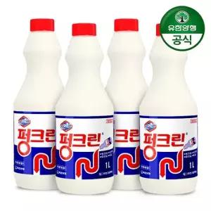 유한락스 펑크린 1L 배수구 싱크대 x 4개