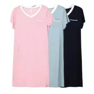 [오노마] ONM 홈웨어 파자마원피스 면원피스 잠옷 롱원피스 (S8827018)