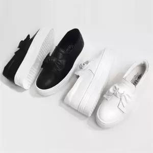 [오노마] ONM 키높이 편안 슈즈 리본 슬립온 여성  단화 신발 (S8813960)