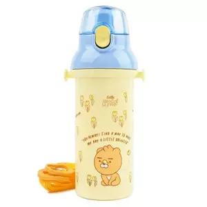 [텐바이텐]카카오리틀프렌즈 라이언 어깨끈 원터치 물통 450ml