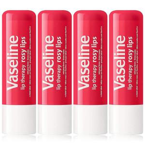 바세린 립 테라피 로지 립스 4.8g x 4개