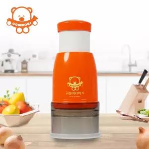 [테콘]곰돌이 다지기 국산 만능 야채 마늘다지기 이유식 차퍼 채소 볶음밥 곰돌이채칼 색상선택