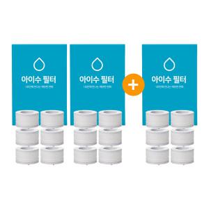 아이수 주방용 샤워기 헤드 싱크대 수전 정수 필터 코브라 리필 2 +1box