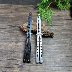 정품-날없는 트레이닝 뼈리송 발리송/연습용발리송/접이식나이프/버터플라이나