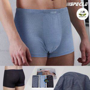 [스페클로]슬럽인견 드로즈팬티 남성사각속옷 3종세트