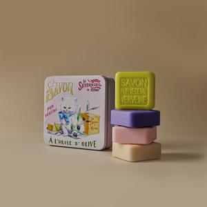 라사본느리드니옹 프랑스 자연유래 클렌징 비누 대형틴케이스 400g