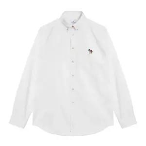 [런칭가 350000원] [폴스미스] 공용 지브라 로고 옥스포드 셔츠 화이트 (708U J21452)