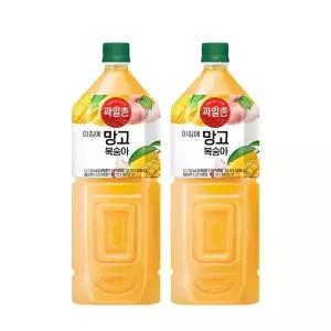 과일촌 아침에 망고복숭아 2.0PET X6 (6입)